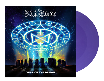 Night Demon - Year of the Demon. Ltd Ed. Lilac LP. Only 500 worldwide!